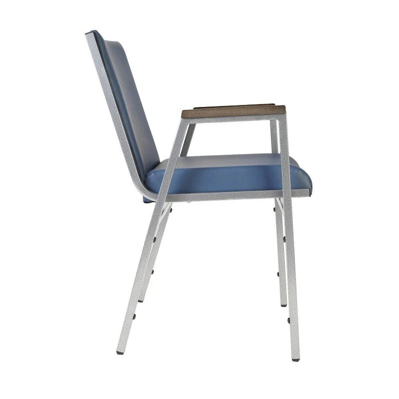 Sedia impilabile per carichi pesanti con braccioli - 21P x 21L x 31A