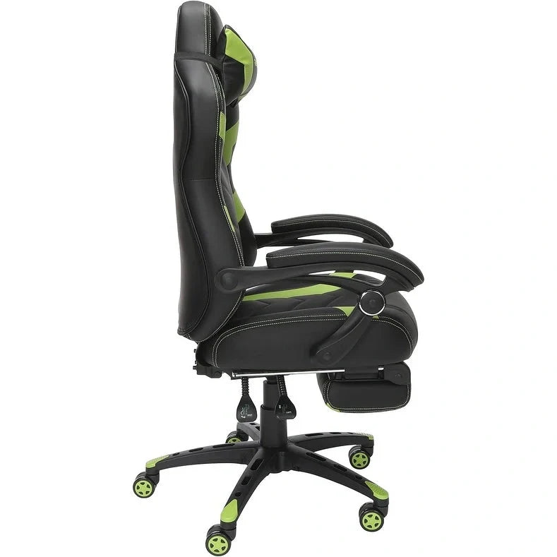 Sedia da gaming RESPAWN 110 Pro - Sedia da gaming con poggiapiedi, sedia ergonomica per computer da scrivania