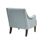 Poltrona moderna accent con bottoni capitonné