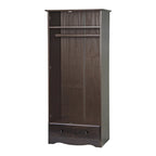 Armadio flessibile Palace Imports 100% in legno massello con maniglie in metallo o in legno
