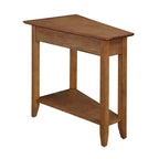 Convenience Concepts American Heritage Wedge End Table with Shelf