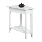 Convenience Concepts American Heritage Wedge End Table with Shelf