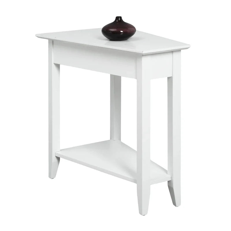 Convenience Concepts American Heritage Wedge End Table with Shelf