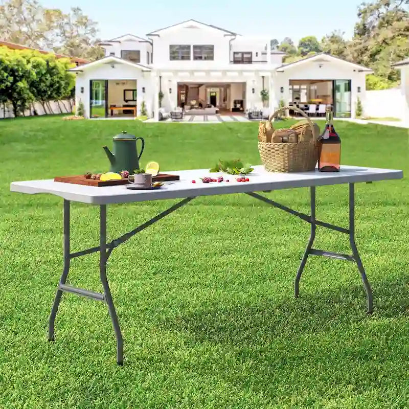 4 - Tavolo da picnic pieghevole lungo 72 per 72