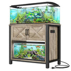 Moasis Mobile per Acquario da 150-190 Litri, Supporto per Acquario con Prese di Corrente
