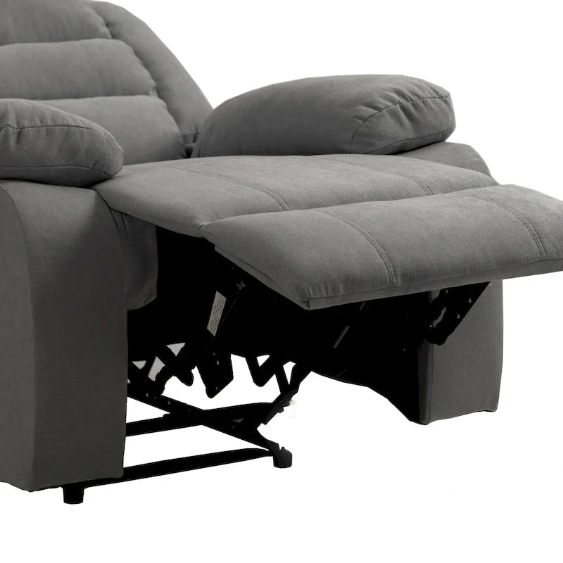 Set 2 poltrone reclinabili manuali classiche e tradizionali