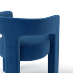 SEYNAR Sedia da Pranzo Moderna Glamour Rivestita in Velluto, Set di 6 Sedie Accent con Schienale Aperto