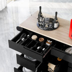 Isola da cucina da 53 pollici L con piano e cassetti - N/A