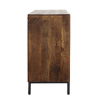 Brantley Madia con 2 cassetti, larghezza 160 cm, marrone