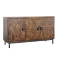 Brantley Madia con 2 cassetti, larghezza 160 cm, marrone