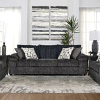Roundhill Furniture Nason Wide Wale Corduroy Sofa, Loveseat, and Cuddle Chair Set