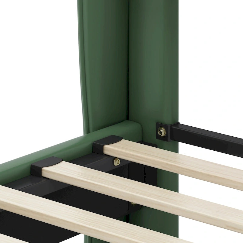 Letto moderno imbottito in pelle PU Uphou di Christopher Knight Home