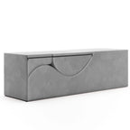 Avana Kami Chaise convertibile / Yoga e Massaggio - Pouf 2 in 1 con sedia a sdraio yoga pieghevole a scomparsa, Microvelvet - N/D