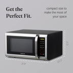 Forno a microonde Farberware da 1.6 Cu. Ft., acciaio inossidabile spazzolato