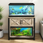 Moasis Mobile per Acquario da 150-190 Litri, Supporto per Acquario con Prese di Corrente