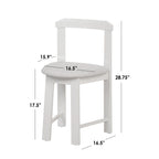 Set da pranzo rotondo compatto Harrisburg Tobey da 5 pezzi
