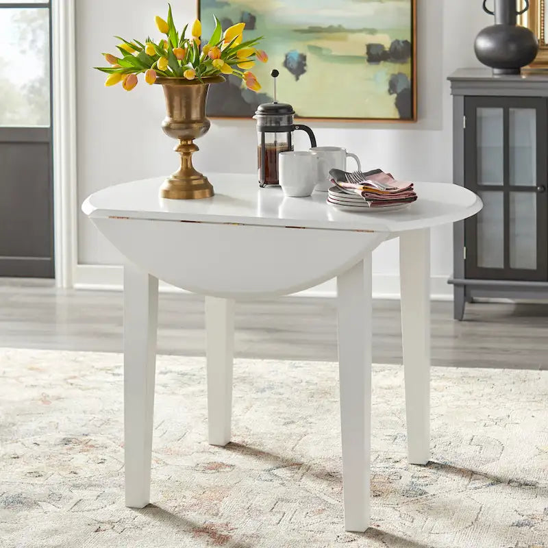 Set da pranzo a ribalta in legno massiccio Rollo di Simple Living, 3 pezzi