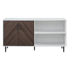 Mobile TV Middlebrook Cassandra da 58 pollici con motivo bookmatch