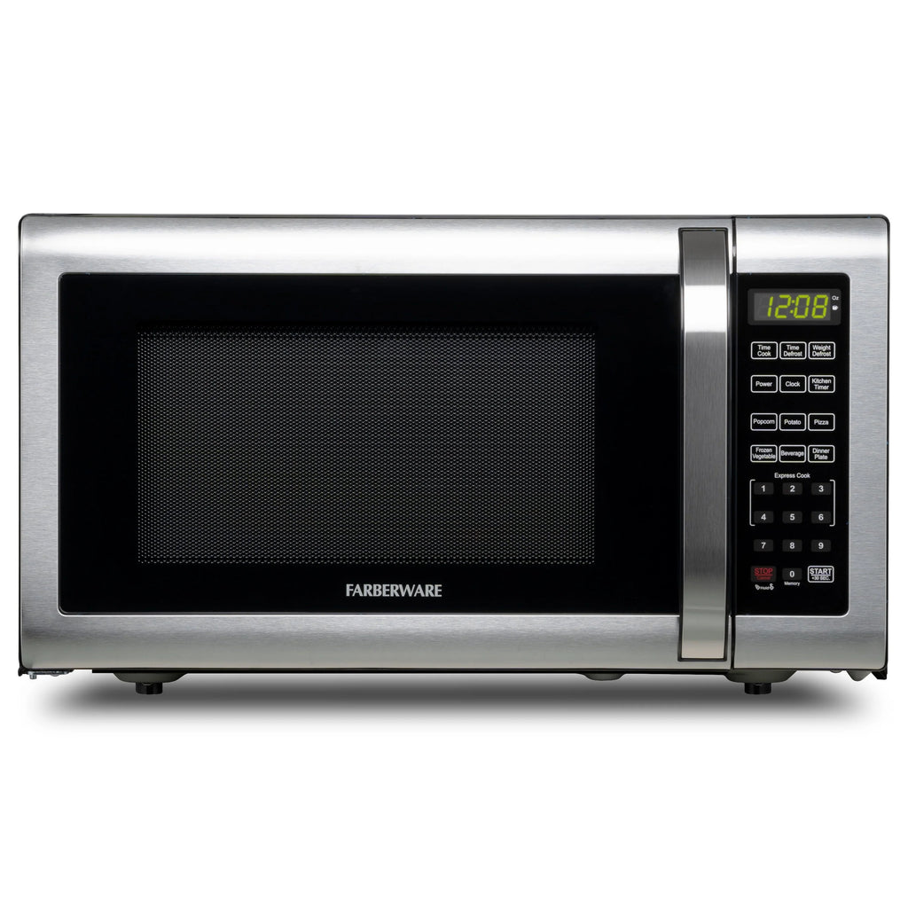 Forno a microonde Farberware da 1.6 Cu. Ft., acciaio inossidabile spazzolato
