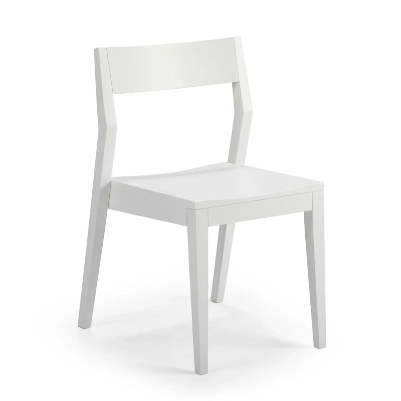 Sedia da pranzo moderna in legno massello Plank and Beam