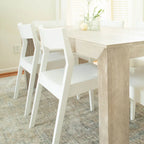 Sedia da pranzo moderna in legno massello Plank and Beam