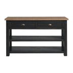 The Gray Barn Downington Solid Wood 2-Drawer Sofa Console Table
