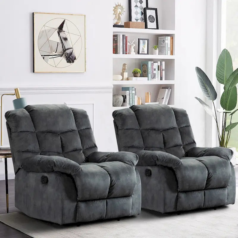 Poltrona Reclinabile Manuale Ergonomica Imbottita
