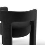 SEYNAR Sedia da Pranzo Moderna Glamour Rivestita in Velluto, Set di 6 Sedie Accent con Schienale Aperto
