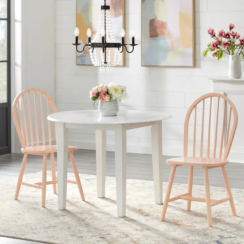 Set da pranzo a ribalta in legno massiccio Rollo di Simple Living, 3 pezzi