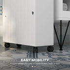 Small Bathroom Storage Cabinet with Paper Holes