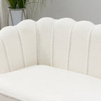 Divanetto Imbottito Stile Mid-Century Modern 59W
