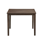 Set Tavolo e Sedie per Colazione in Cucina, Tavolo da Pranzo Quadrato in Legno, Tavolo da Pranzo Casuale con 4 Sedie Imbottite