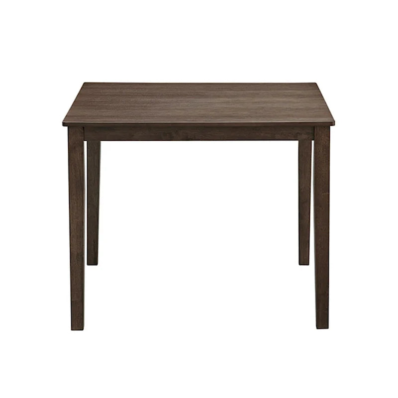 Set Tavolo e Sedie per Colazione in Cucina, Tavolo da Pranzo Quadrato in Legno, Tavolo da Pranzo Casuale con 4 Sedie Imbottite