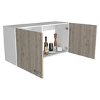 TUHOME Napoles Double Door Wall-Mounted Storage Cabinet - N/A
