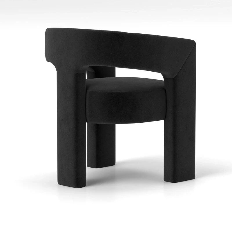 SEYNAR Sedia da Pranzo Moderna Glamour Rivestita in Velluto, Set di 6 Sedie Accent con Schienale Aperto