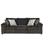 Roundhill Furniture Nason Wide Wale Corduroy Sofa, Loveseat, and Cuddle Chair Set