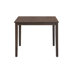 Set Tavolo e Sedie per Colazione in Cucina, Tavolo da Pranzo Quadrato in Legno, Tavolo da Pranzo Casuale con 4 Sedie Imbottite